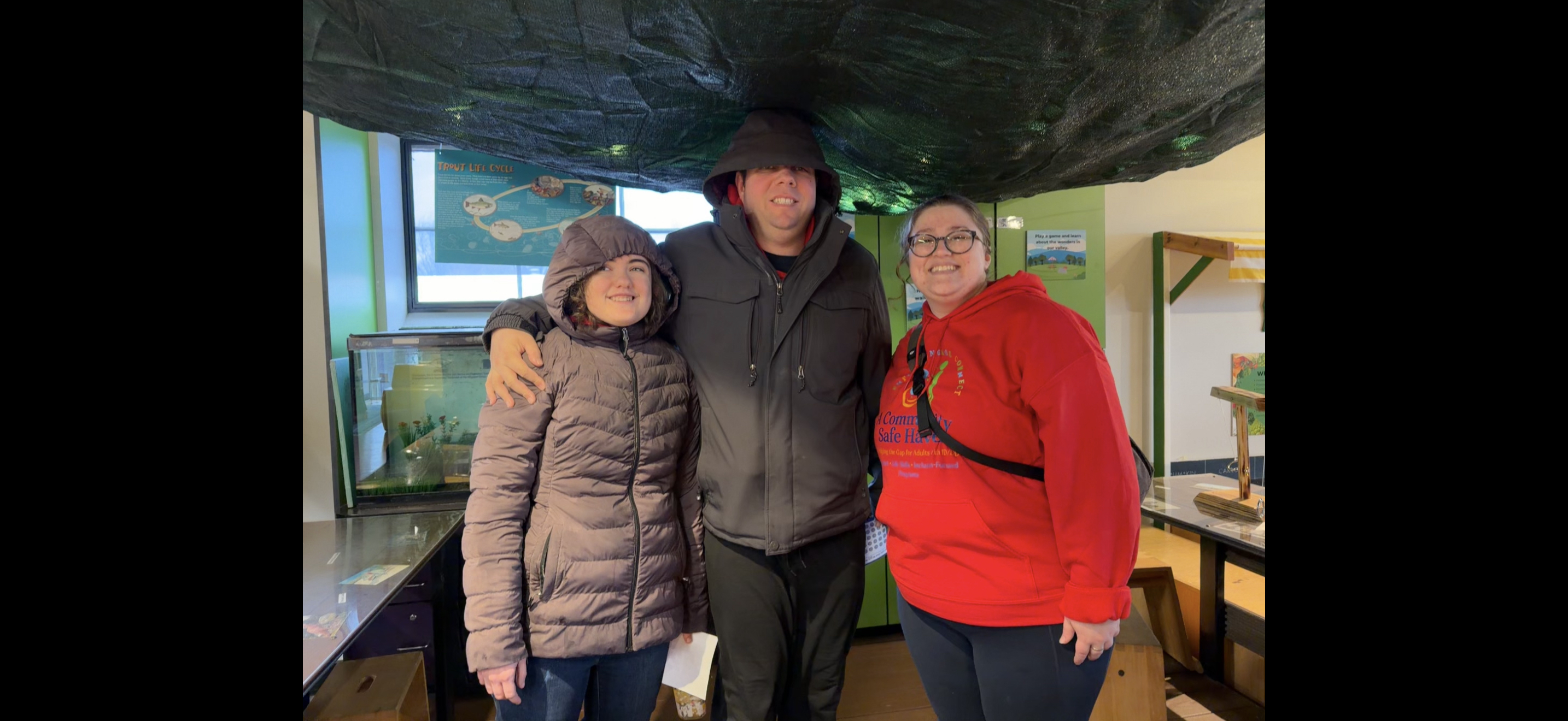 Group visit to nature center